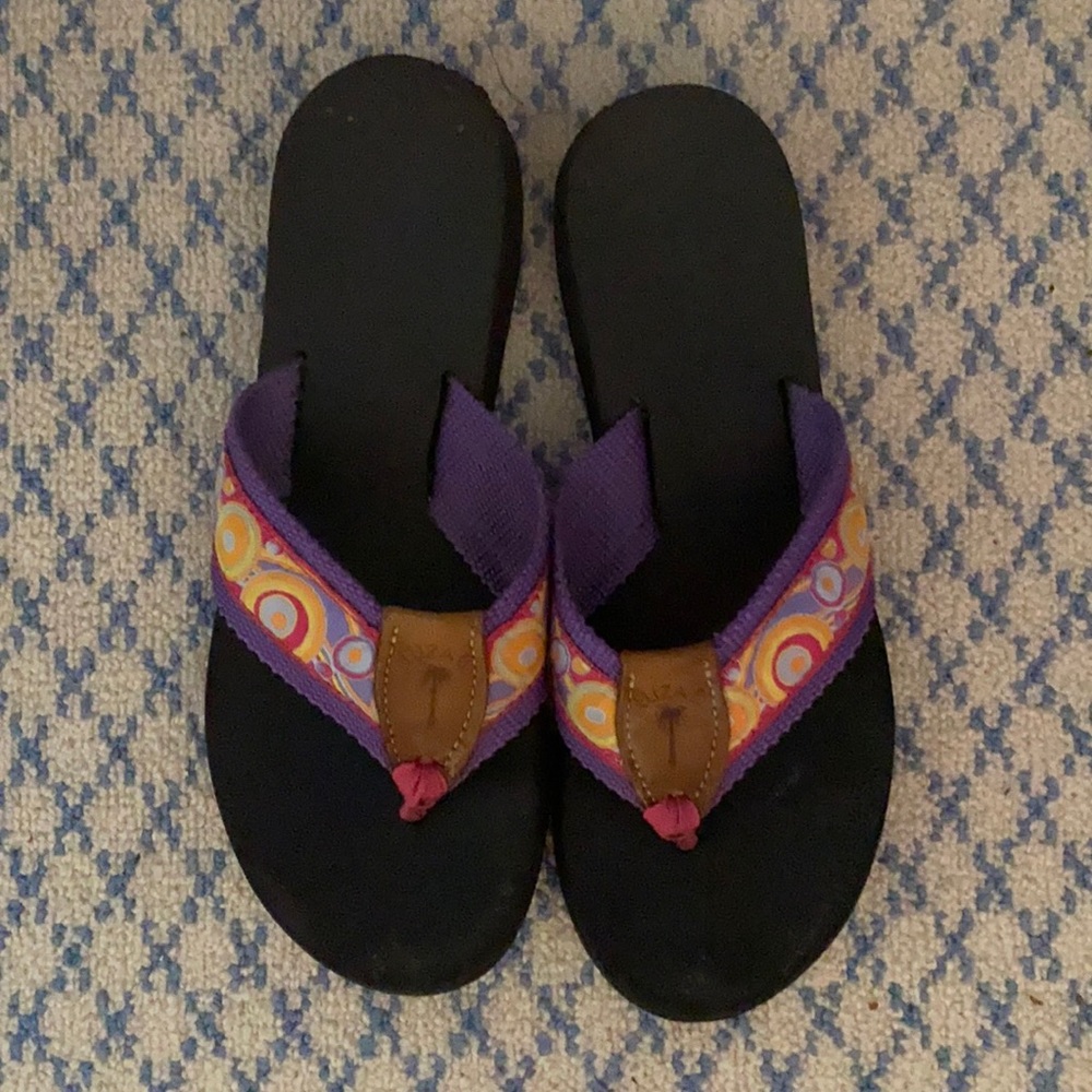 Eliza B. Flip flops